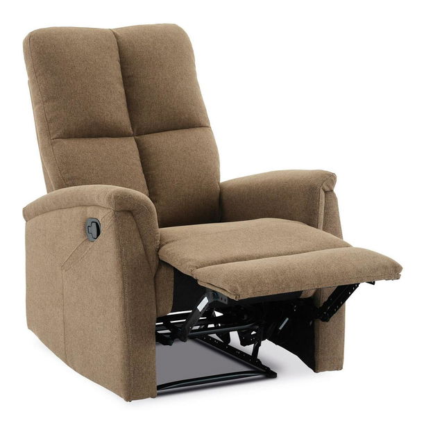 Polohovací křeslo Temor (hnědá)