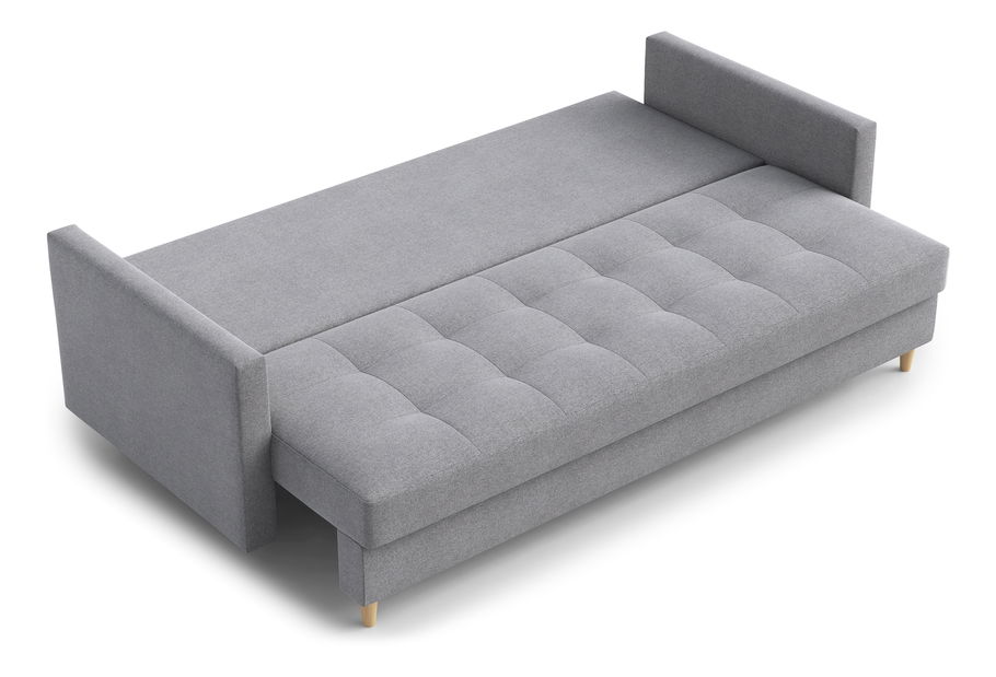 Pohovka třísedačka Saveta (tmavě šedá)