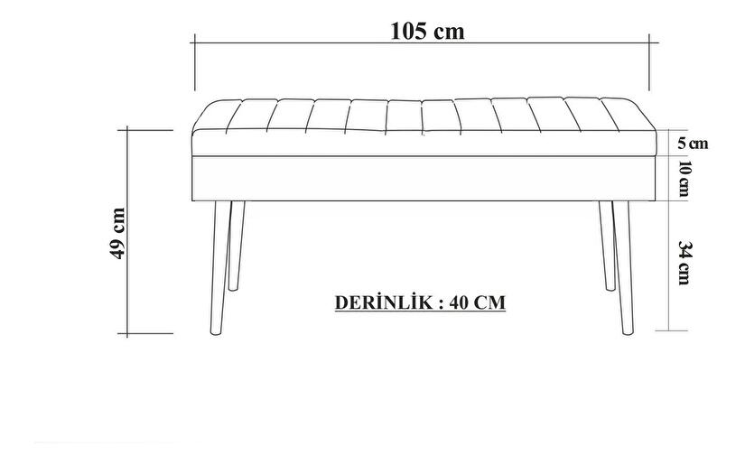 Předsíňová sestava Beside 46 (bílá + kámen)