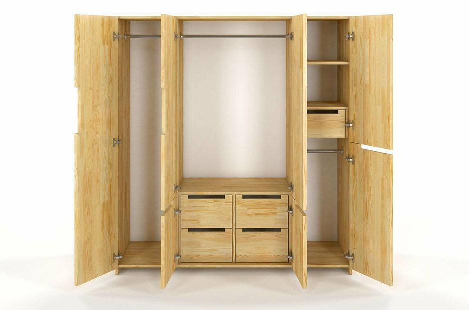 Šatní skříň Naturlig Larsos 4D5S (borovice)