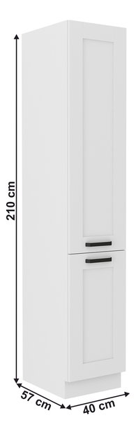 Vysoká skříňka Lesana 1 (bílá) 40 DK-210 2F 