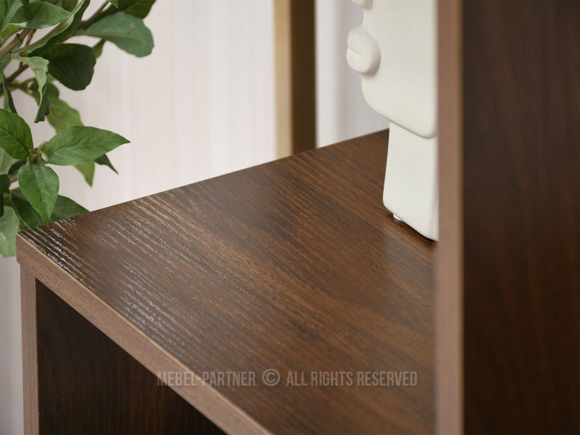 Regál Harp B (ořech + zlatá)