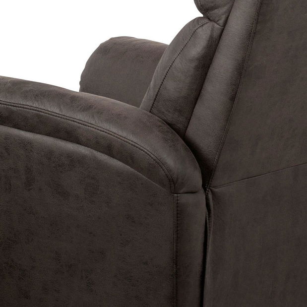 Polohovací křeslo Torturas (hnědá)