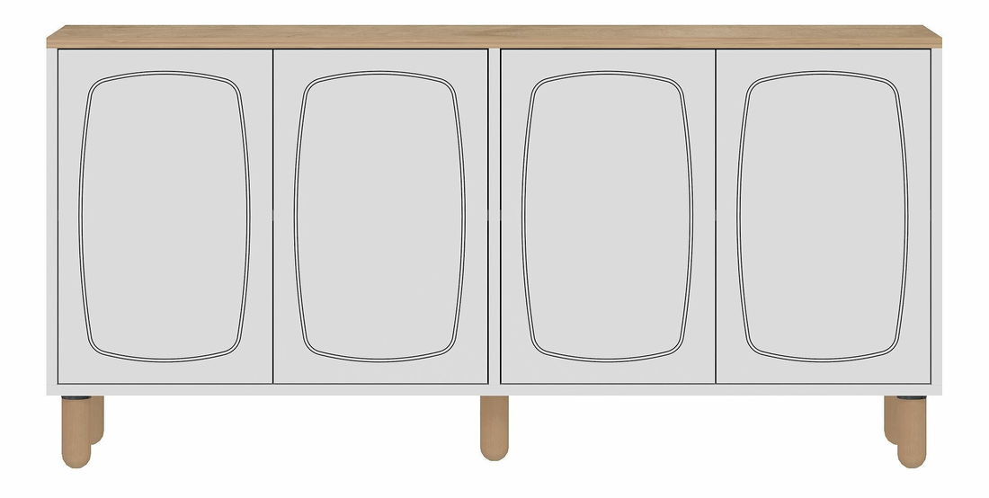 Skříňka Rava (bílá)