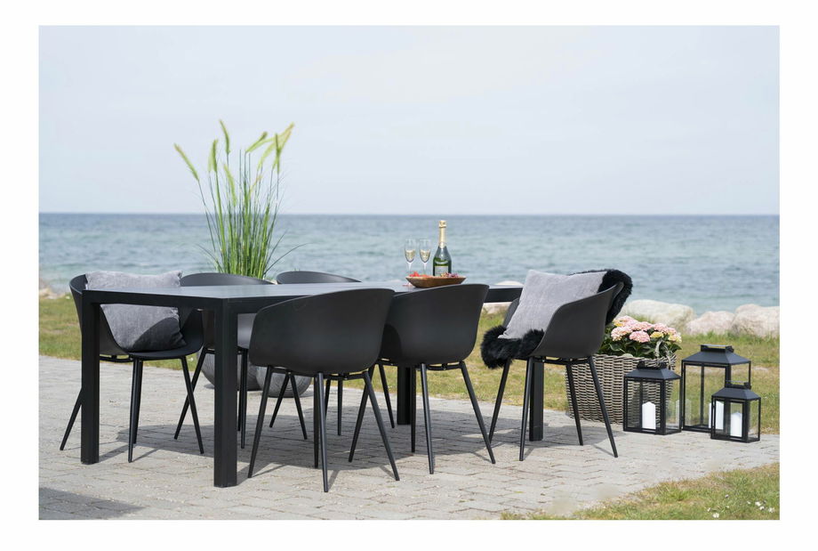 Jídelní židle Rateria (černá)