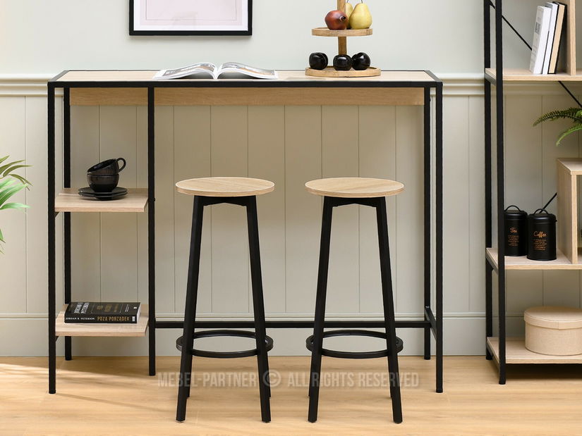 Barová židle Boredom (černá)