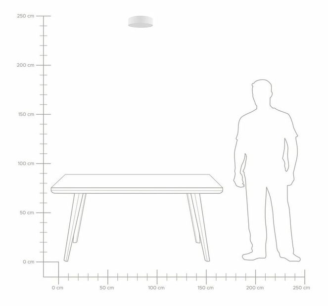 Závěsná lampa Rainbow (bílá)