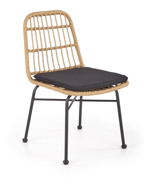 Zahradní židle Karma K401 (naturální + černá)