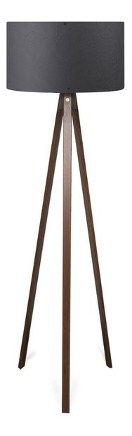 Stojanová lampa Amorekko 3 (antracit + hnědá)
