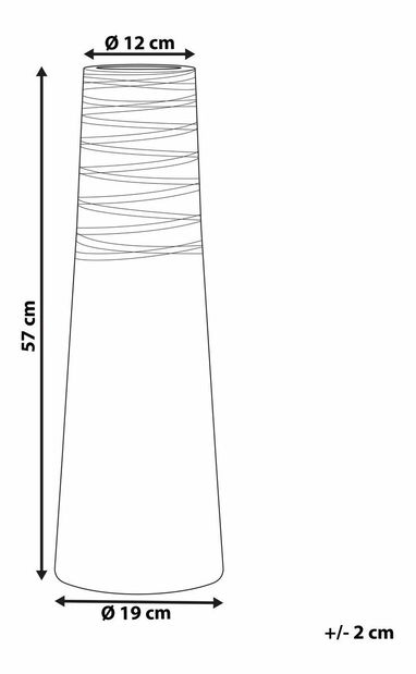 Váza Tilly (bílá)