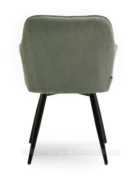 Židle Bonita (zelená + zlatá)