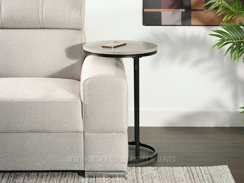 Konferenční stolek Corden (beton + černá)