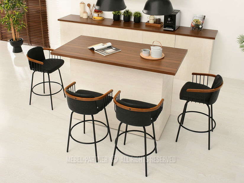 Židle Hectore (ořech tmavý + antic)