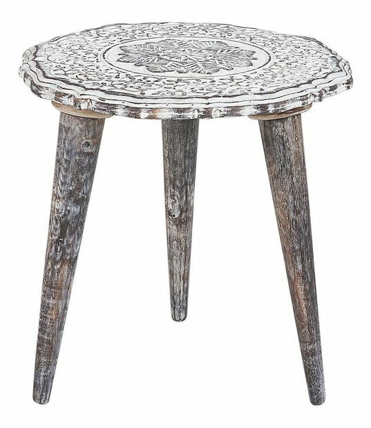 Set 2 ks konferenčních stolků Adelio (tmavé dřevo)