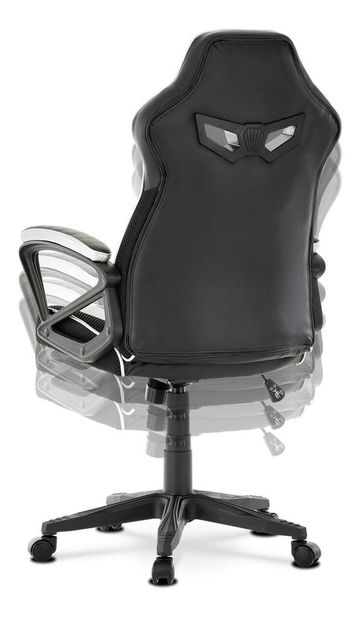 Herní křeslo Philips (stříbrná + černá)