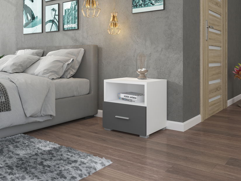 Noční stolek Effie (šedá)