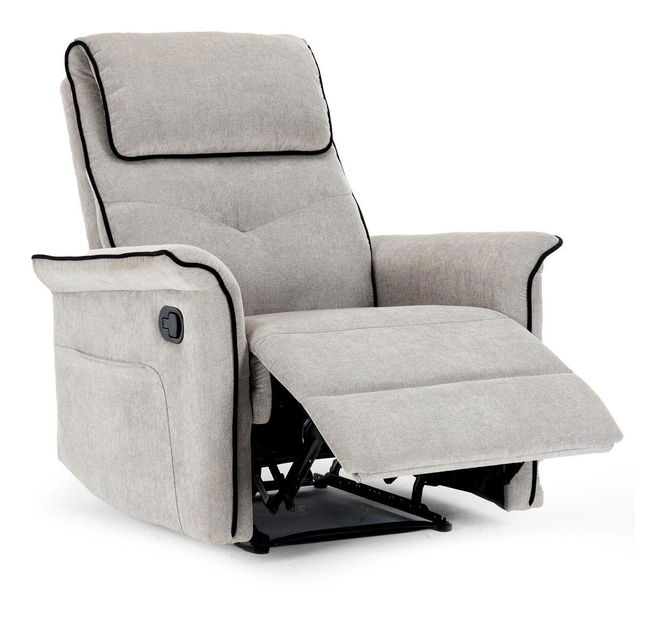 Polohovací křeslo Trato (lanýžová)