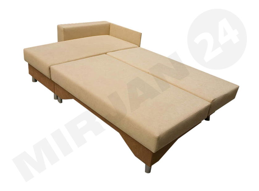 Rohová sedací souprava Mezanoa (tmavě šedá + světle šedá)