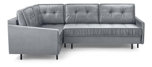 Rohová sedací souprava Aliran (sivá) (L)