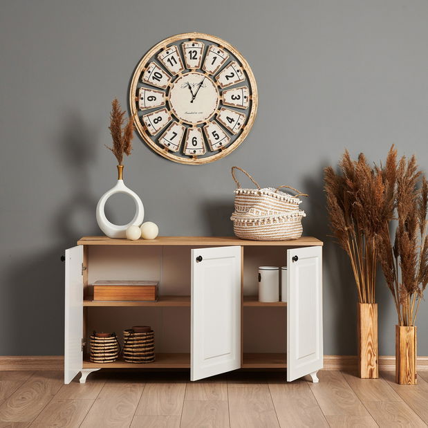 Komoda Tuvantille 11 (dub safírový + ořech)