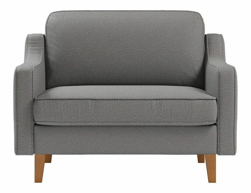 Křeslo Dělají L (tmavě modrá + ořech)