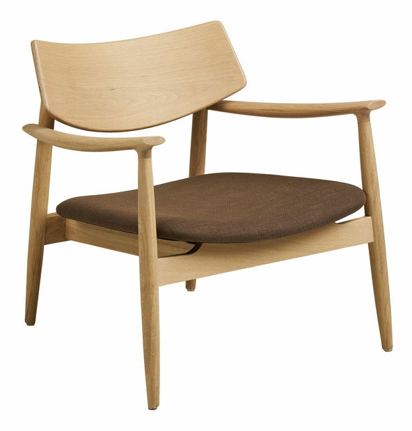 Křeslo Oliveria 1 (přírodní + hnědá)