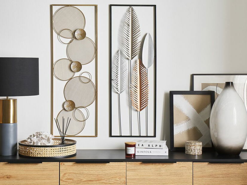 Nástěnná dekorace NOBIO (stříbrná + zlatá)