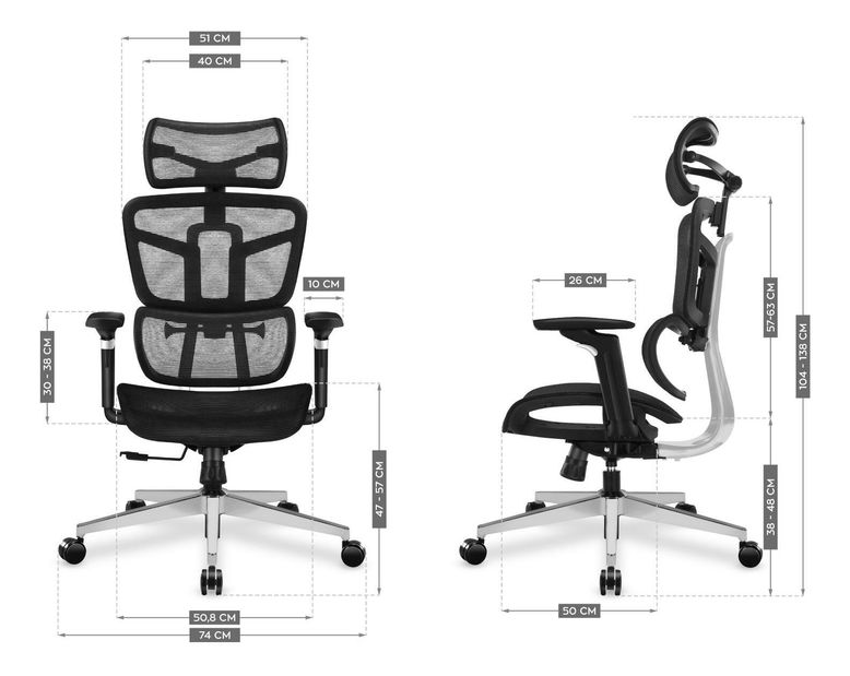 Kancelářské křeslo Eclipse 9.5 (černá)