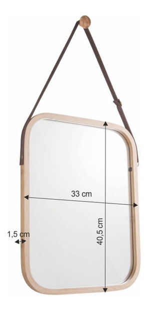 Zrcadlo Loma 2 (bambus)