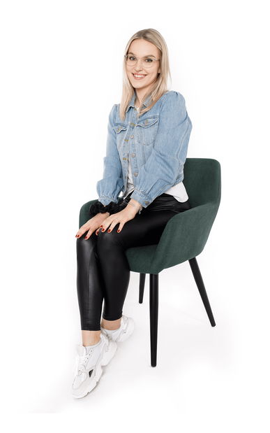 Designové křeslo Larnea (zelená)