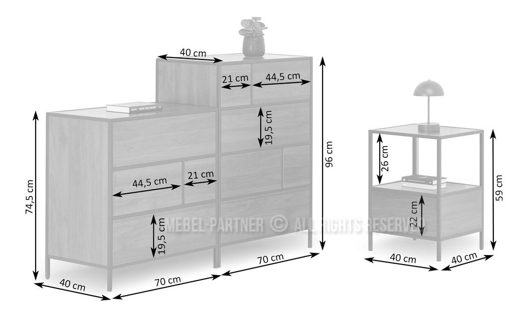 Obývací stěna Sumarisimo 3 (černá)