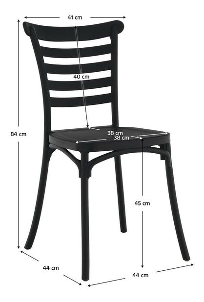 Jídelní židle Sorprendida (černá)