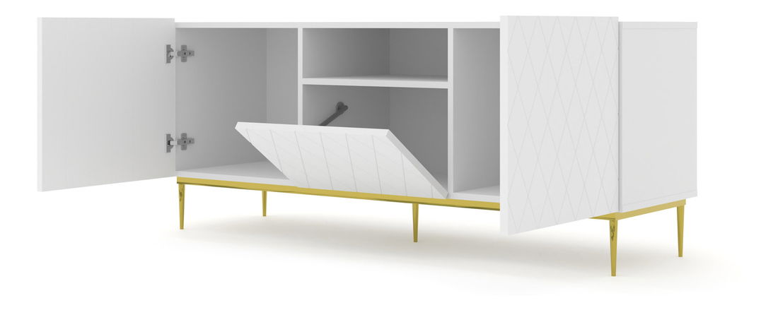 TV stolek/skříňka Dintanna 145 (bílá)