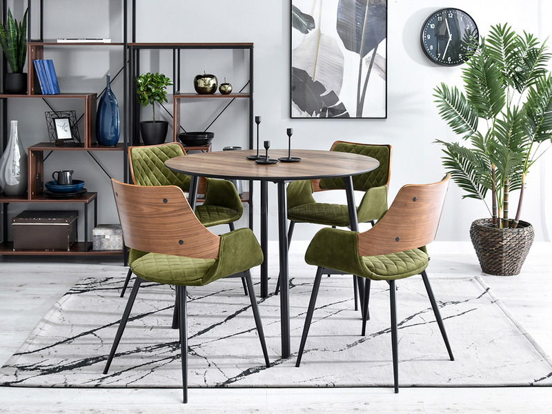 Židle Morgana (zelená + černá)