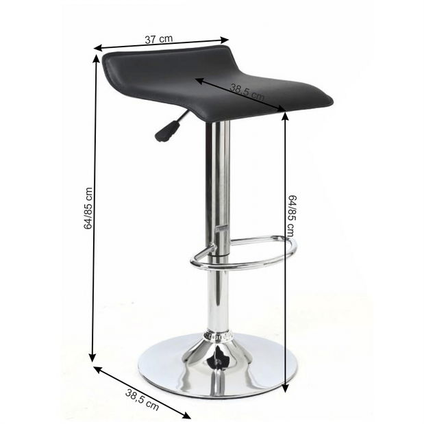 Barová židle Larina (černá)