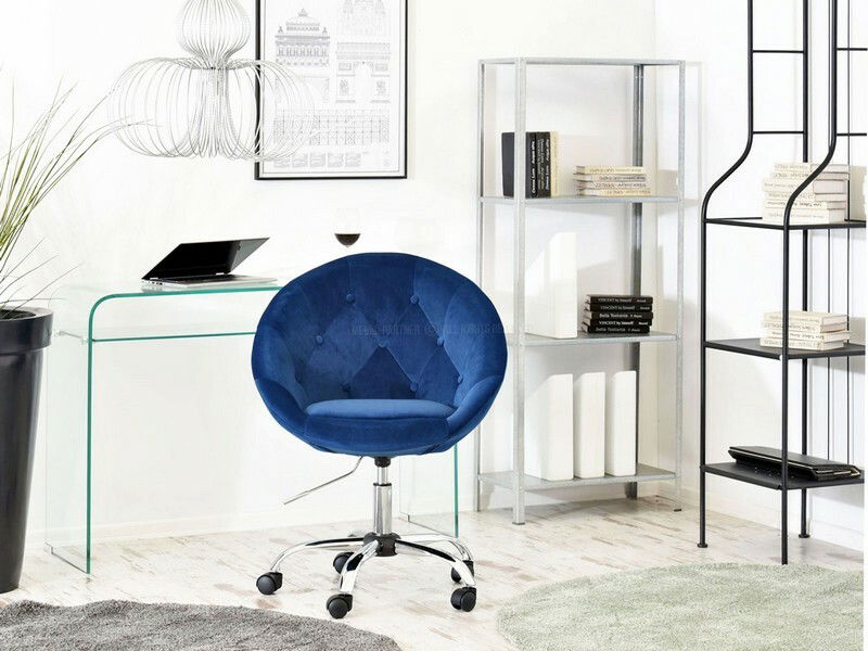 Křeslo Lush 4 (námořnická + chromová)