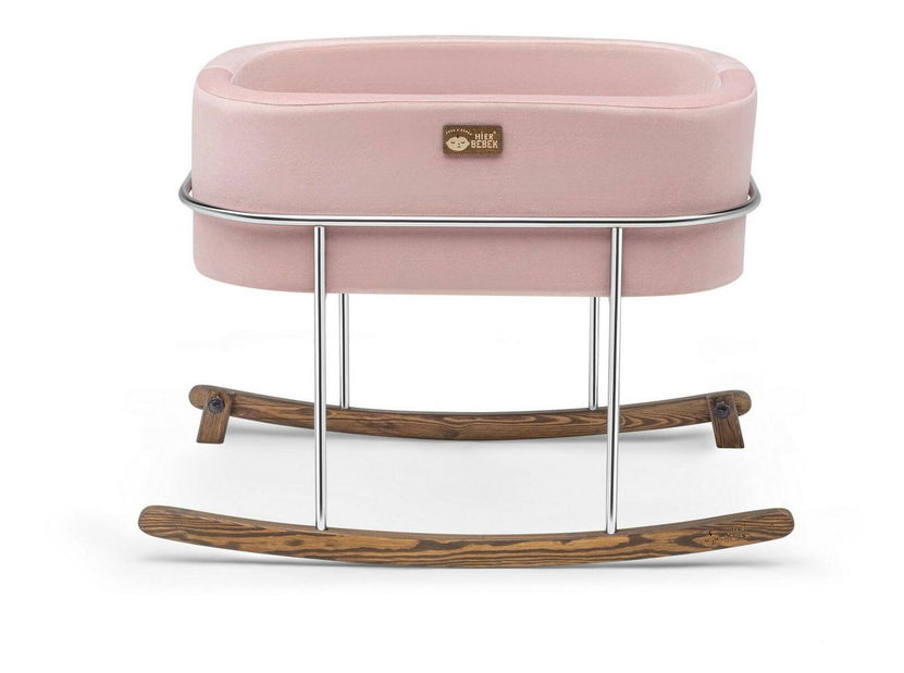Kolébka Kapato 2 (růžová + chromová)