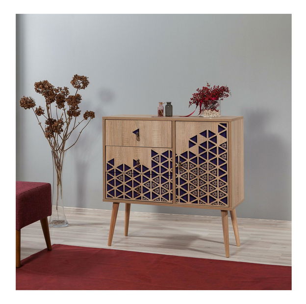 Komoda Valentina 123 (dub sonoma)