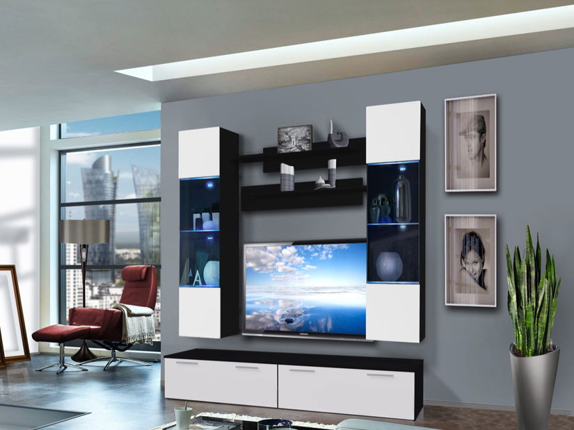 Obývací stěna Ledge 25 ZW LE F2 (s osvětlením)