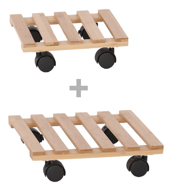 Podstavec pod květináč s kolečkami Kola 