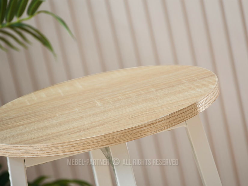 Barová židle Boredom (bílá)