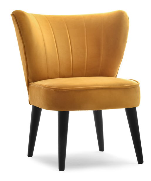 Relaxační křeslo Arginteno (medová + černá)