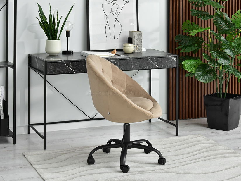 Křeslo Lush 4 (béžová + černá)