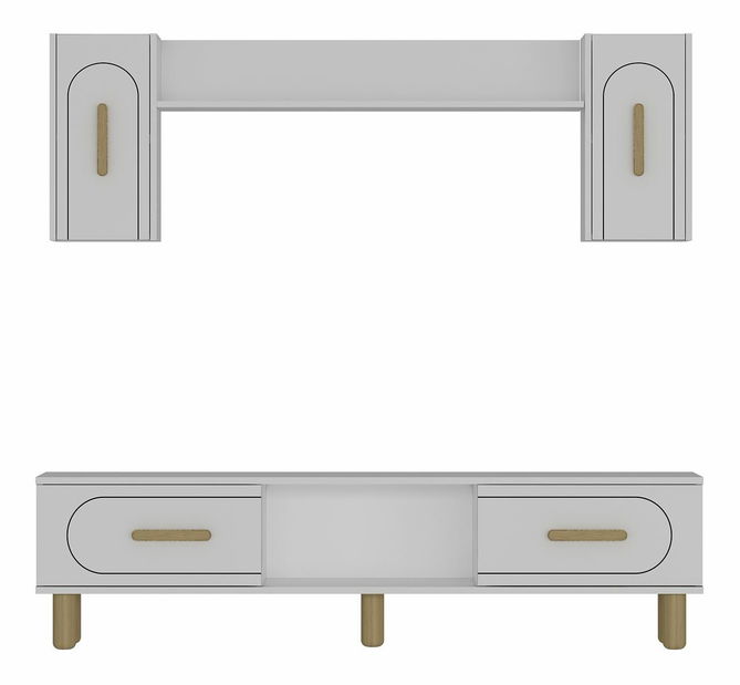 Obývací stěna Yosua 1 (bílá)