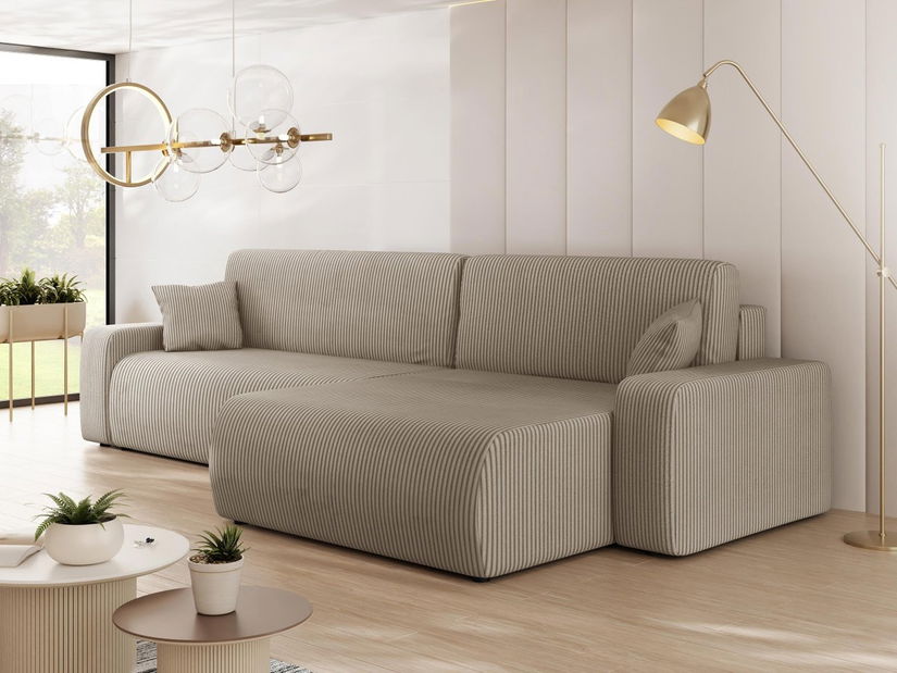 Rohová sedací souprava Euston (cappuccino)