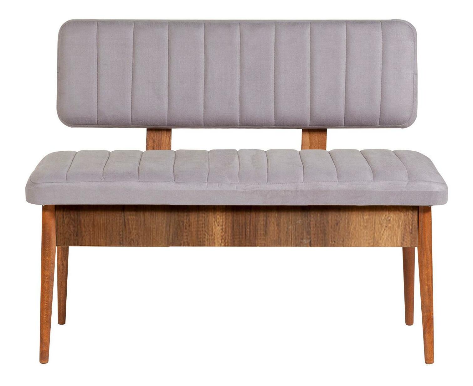 Lavice Vlasta 3 (ořech + světle fialová) (s úl. prostorem)