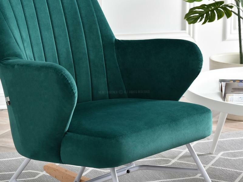 Křeslo Florida (zelená + černá)