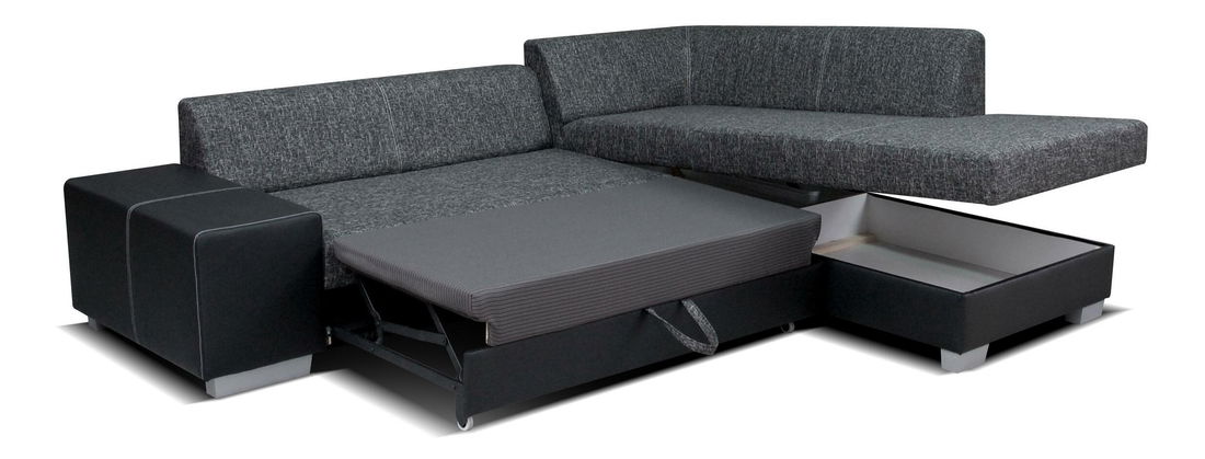 Rohová sedací souprava Motum (hnědá) (P)