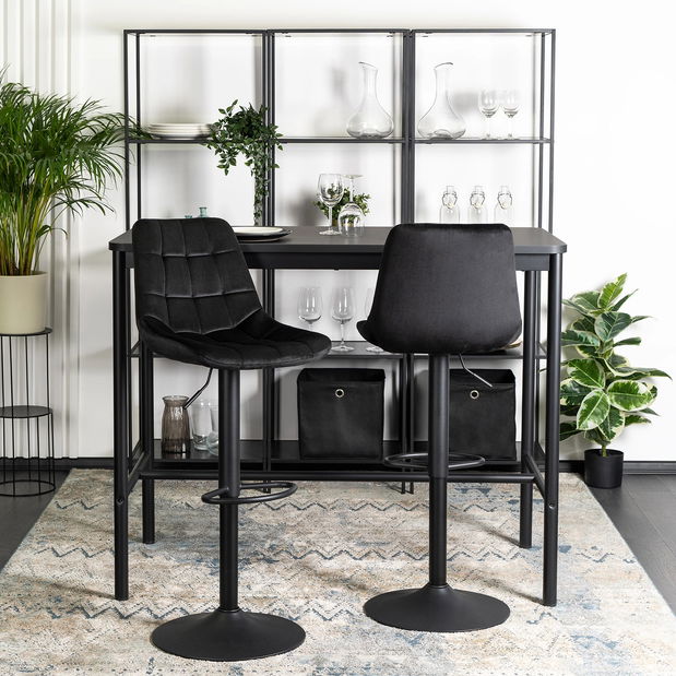  Barová židle Aportaban 2 (černá)