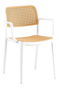 Jídelní židle RAVIN (bílá + béžová)